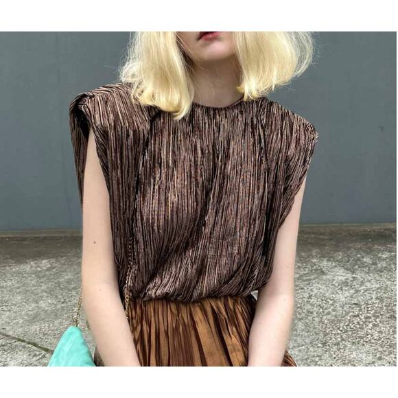 SABINA MUSAYEV NWT North Top in Brown // XS - Picture 14 of 16